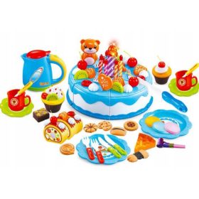   Torta za rezanje kuhinjski pribor set sa slatkišima i posuđem