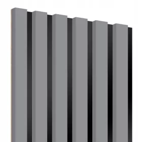   Dekorativni paneli - moderne lamele na HDF ploči - SIVI 30x275cm