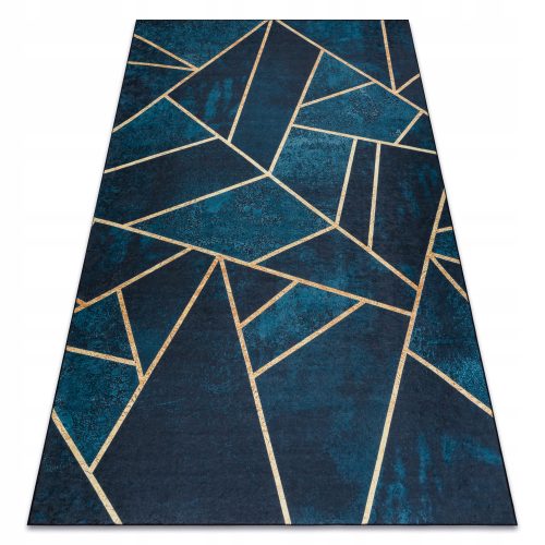 Perivi tepih s geometrijskim trokutima 160x220 cm