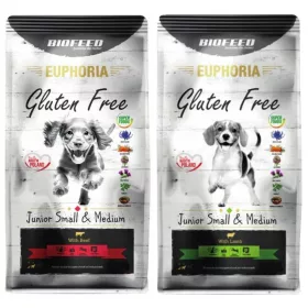    BIOFEED Suha hrana za pse i štence s govedinom 2kg + janjetinom 2kg