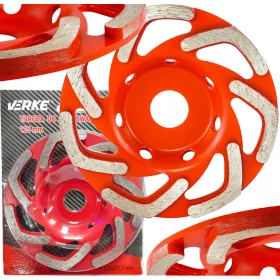   Tvrda dijamantna ploča za brušenje betona 125 mm L-shape Verke®