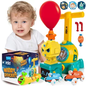   RAKETA LANSIRAČ ZA DJECU 3-5 GODINA S WINDYROCKET SETOM 24 ELEMENATA