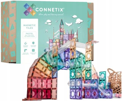  Connetix Pastel Ball Run Pack magnetni blokovi 106 kom.