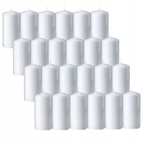   Tradicionalna parafinska svijeća, Bispol bez mirisa, 24 kom + Mononegro standardne šibice, 38