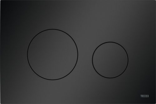  Tipka za ispiranje wc školjke Tece Loop, crna