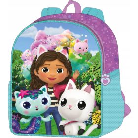   Ruksak za vrtić s jednim odjeljkom Mačja Kućica Gabi Jacob dječaci, djevojčice Nijanse ljubičaste, Nijanse plave, Nijanse ružičaste