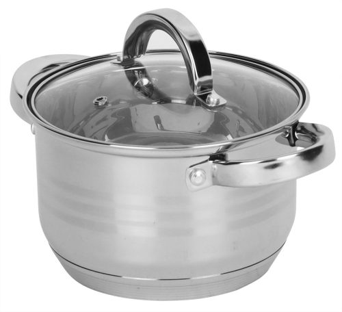 Garnirani lonac Rossner s poklopcem, 4,5 l - Stalni garanci za indukciju, 22 cm, s poklopcem