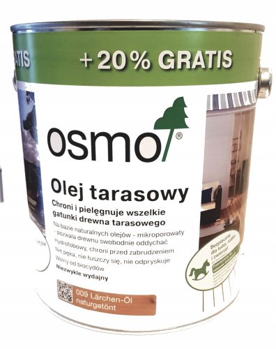 OSMO ULJE ZA TERASU 009 3L ARIŠ