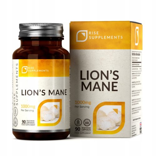 Kapsule Lion's Mane - Gljiva za Memoriju i Imunitet, 90 kapsula po 500mg