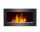 Električni zidni kamin s funkcijom grijanja Ferretti crni 2000 W 71 x 40 x 12 cm