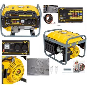  Prijenosni monofazni benzinski generator HDM 5200 W