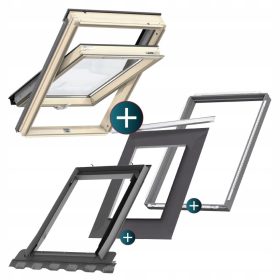   Velux Krovni prozor s 3 stakla PREMIUM GLL1061B MK06 78x118+prirubnica+BDX+BFX