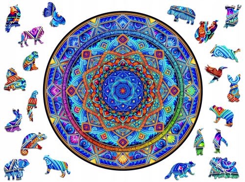  Premium 3D drvena slagalica za odrasle Mandala nepokolebljivi mir XXL