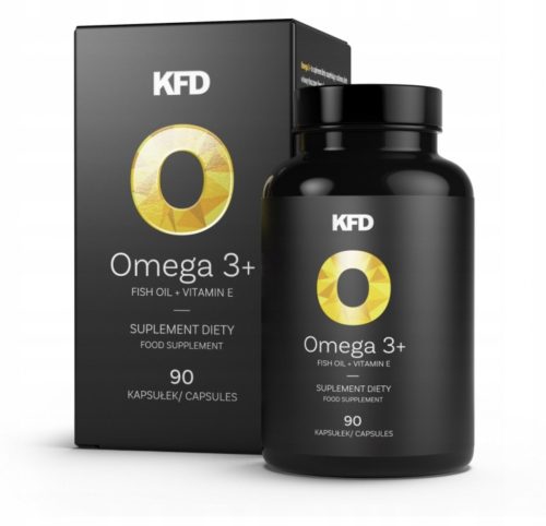 KFD Omega 3+ Kapsule - Visoka Koncentracija EPA i DHA, Proizvedeno u Poljskoj