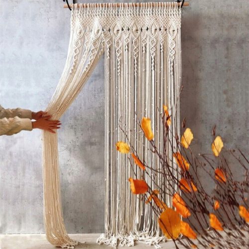 Boho Zavjesa za Vrata i Prozor Makrame od Špage
