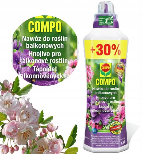 COMPO Tekuće Višekomponentno Gnojivo za Balkonske Bilje 1,3 kg 1,3 l