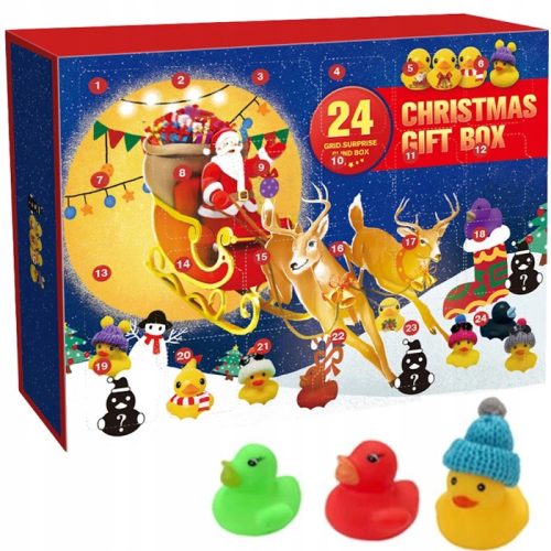 KA3 DJEČJI ADVENTSKI KALENDAR 24 FIGURICE PATKE + PRIBOR