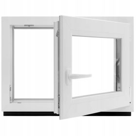 PROZOR PVC 70 X 50 Desni Ru Bijeli 24H