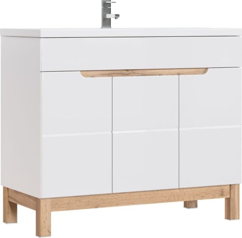Ormarić za umivaonik 100 cm BALI - Bijela elegancija za vašu kupaonicu!