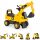CATERPILLAR dječji bager CAT JEDZIK PULLER s pokretnom kašikom i zvukom