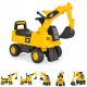 CATERPILLAR dječji bager CAT JEDZIK PULLER s pokretnom kašikom i zvukom