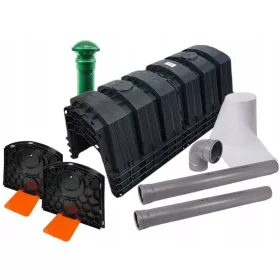   Set za pročišćavanje otpadnih voda tunelskog drenaža, 4 kom, 150L  Postrojenje za pročišćavanje otpadnih voda tunelskog drenaža Aquabin 150L x 4 komada je idealn