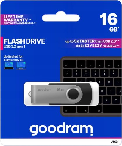 GOODRAM UTS3 16 GB USB 3.0 crni