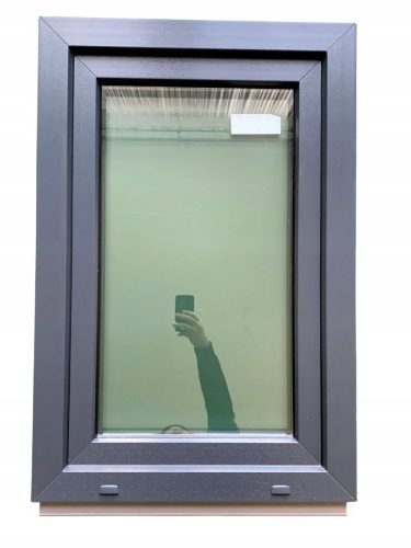 Lorac elegantni PVC prozor 40x50 cm antracit s nagibom i okretom
