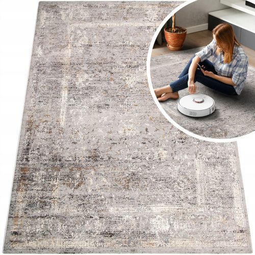  MODNI SMEĐA SIVA VALENCIA TEPIH MODERN SOFT ZA DNEVNI BORAVAK 160x230