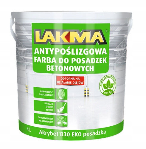 Lakma AKRYBET B30 EKO POSADZKA FARBA ZA BETON siva tamna 10L