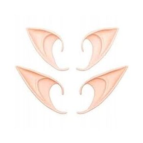 Gumene vilenjačke uši za cosplay, set od 2 komada