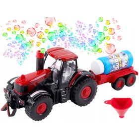 Traktor s prikolicom za mjehuriće sapunice