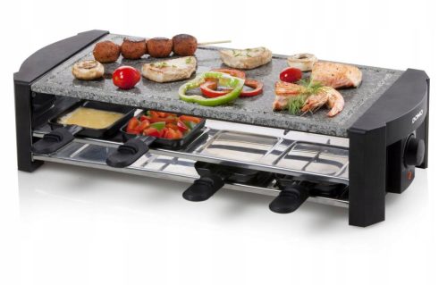  DOMO DO9186G raclette kameni roštilj za 8 osoba, velika kamena ploča