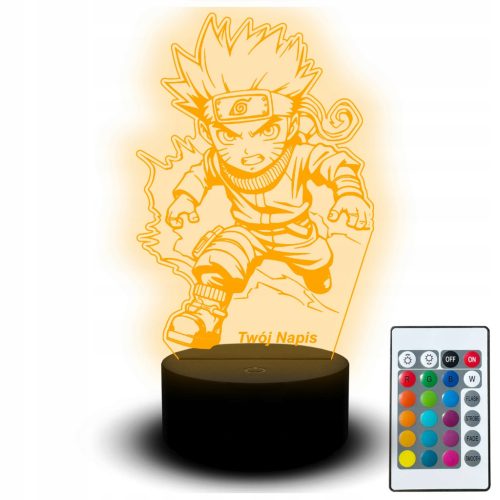  LED NOĆNA LAMPA DRAGON BALL NARUTO SON GOKU ANIME FIGURICA SASUKE KURIRIN