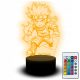  LED NOĆNA LAMPA DRAGON BALL NARUTO SON GOKU ANIME FIGURICA SASUKE KURIRIN