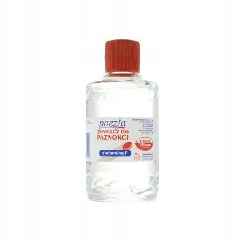Poezija uklanjanje laka za nokte s vitaminom F 50 ml2. Poezija uklanjanje laka za nokte s vitaminom F je proizvod koji brzo i nježno uklanja lak za nokte