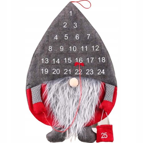  Zidni adventski kalendar, viseći na zid, Gnome, Gnome, 61x39cm
