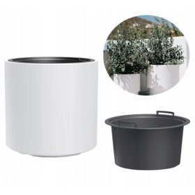  MASIVNA HEOS tegla za cvijeće 45cm H46cm BIJELA