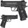 Crna Kuglasta Puška Colt MPK-39 sa Metalnom Imitacijom ASG Oružja
