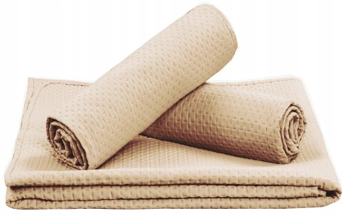 Mekani prekrivač za kauč i fotelje 160 cm x 210 cm svijetlo bež