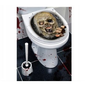  Guirca zombi WC naljepnica 30 x 40 cm