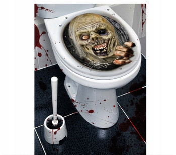  Guirca zombi WC naljepnica 30 x 40 cm