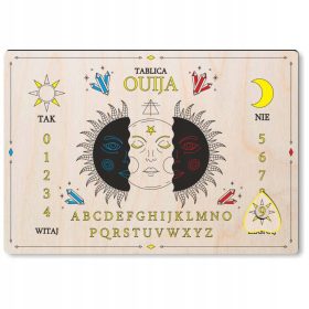    Drveni duhovnik BOARD OUIJA BOARD HALLOWEEN stol na poljskom