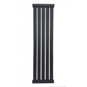 Dekorativni radijator za kupaonicu DUBAI 140/38 crni