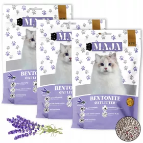 Bentonitni posip MAJA Lavanda Premium 15L SET