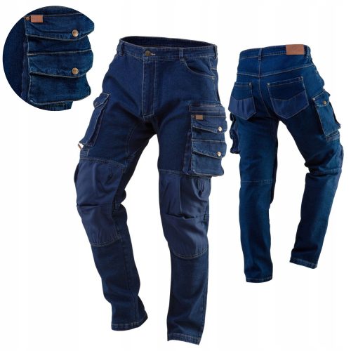 DENIM RADNE HLAČE NEO TOOLS, VELIČINA L/52