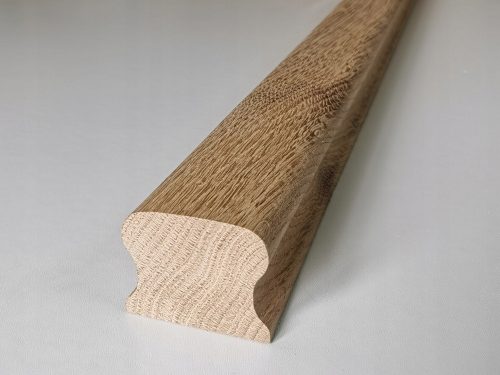 Poruka HRAST drvena D.P-1 s rukohvatom BALUSTRADA 55x45mm 300cm HRAST