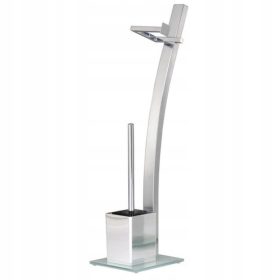   Kromirani stalak za papir za WC METLEX, komplet za kupaonicu s četkom i vješalicom