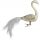  STAKLENA KUGLICA GOLDEN SWAN 17 cm PREMIUM OBLIKA