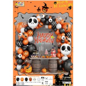    BALONI GARLAND SET BALONA ZA NOĆ VJEŠTICA BLACK GHOST BAT DECORATIONS